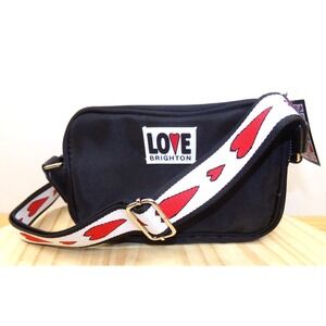 Brighton Love Essentials Crossbody Bag‎ Black Limited Edition Love Brighton NWT